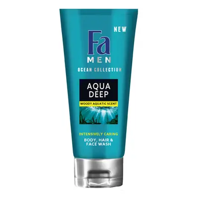 Gel de Dus FA Aqua Deep Men, 200 ml, Parfum Bergamota Proascata si Moc