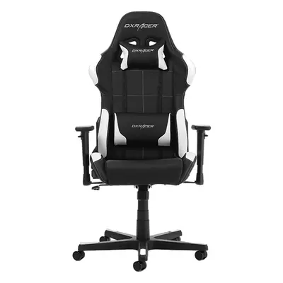 Scaun gaming DXRacer Formula GC-F99, Negru/Alb