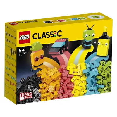 LEGO Classic - Distractie creativa cu neoane 11027, 333 piese