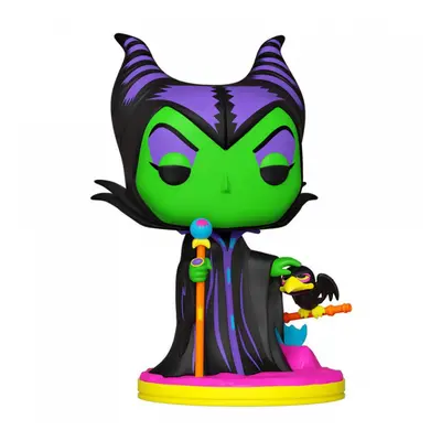 Figurina Funko POP! Disney Villains, Maleficent (Blacklight), 9 cm