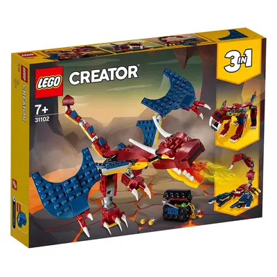 LEGO Creator - Dragon de foc 3 in 1, 31102