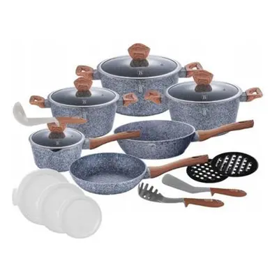 Set oale marmorate 18 piese Forest Line Berlinger Haus BH 6198