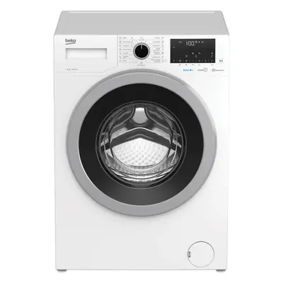 Masina de spalat rufe Beko EWTV8836XS2D, 8 kg, 1600 RPM, Motor ProSmart Inverter, HomeWhiz, Stea