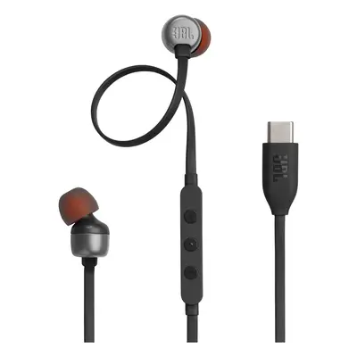 Casti cu fir In-Ear JBL Tune 310C, Microfon, Type-C, Negru