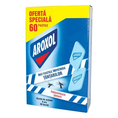 Pachet Economic Pastile Impotriva Tantarilor Aroxol Mat, 60 Buc/Pachet