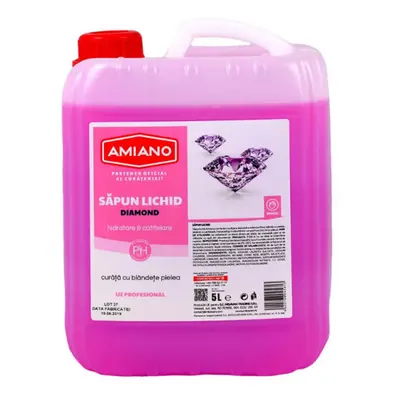 Sapun Lichid cu Parfum Delicat si Pretios Amiano Diamond, 5L