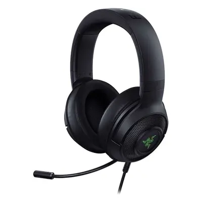 Casti gaming cu microfon Razer Kraken X, 7.1 Surround, USB, Negru