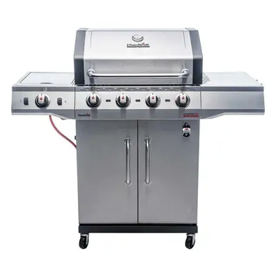 Gratar pe gaz din inox Char-Broil Performance PRO S 4, grile din fonta, TRU-Infrared 140967