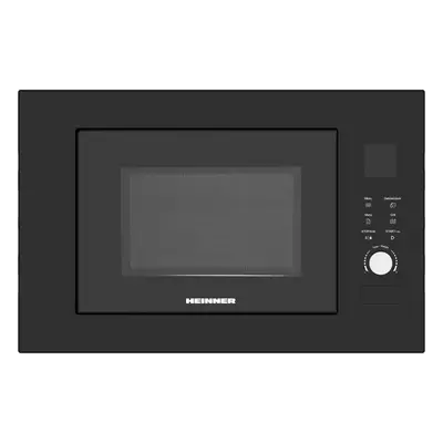 Cuptor cu microunde incorporabil Heinner HMW-BI2360BK, 23 l, Control digital, Negru