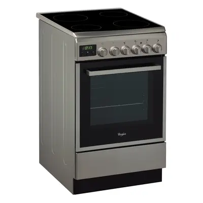 Aragaz electric Whirlpool ACMT 5533/IX, 4 zone gatit, Grill, 50 cm