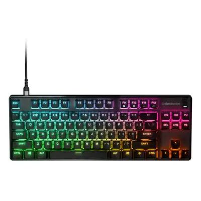 Tastatura gaming SteelSeries Apex 9 TKL, Iluminare RGB, Negru