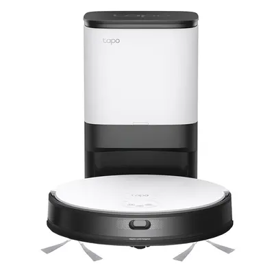 Aspirator robot TP-Link Tapo RV20 Mop Plus, Mop integrat, Statie cu golire automata 4 L, Autonom