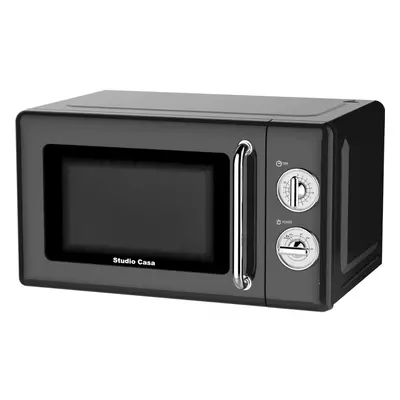 Cuptor cu microunde Studio Casa Mamma Mia SC2129, 700 W, Control mecanic, 20 l, Defrost, Negru