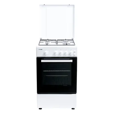 Aragaz pe Gaz Vision Chef VAG50AGLA, 4 arzatoare, Aprindere electrica, Grill, Alb