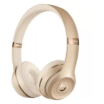 Casti audio On-Ear Beats Solo3, Wireless, Noise Cancelling, Gold