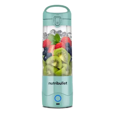 Blender portabil nutribullet NBP003LBL, cupa 475 ml, USB-C, Verde