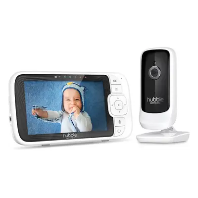 Camera de supraveghere bebelusi Hubble Connected Nursery Pal Link Premium, Monitor Smart 5", HD,