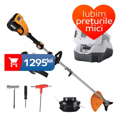 Kit Complet Cositoare electrica (trimmer) iHunt Strong Brush Cutter 58V Power