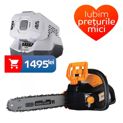 Kit Complet Drujba (fierastrau electric) iHunt Strong Chainsaw 58V Power