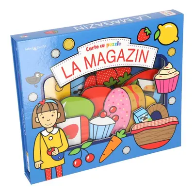 La magazin. Carte cu puzzle. Bebe învață