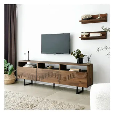 Comoda TV Onda - Walnut