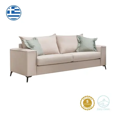 Canapea cu 3 locuri Verona 3 Pako World Crem 225x93x100 cm