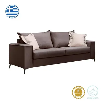 Canapea cu 3 locuri Verona 3 Pako World Gri inchis 225x93x100 cm