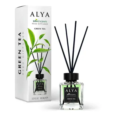 Deodorant de Camera Green Tea, Alya, Reed Diffuser - 100ml