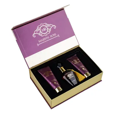 Set Cadou Majestic Rose Apa de Parfum 100ml + Gel De Dus 100ml + Lotiune de corp 100ml, Riiffs