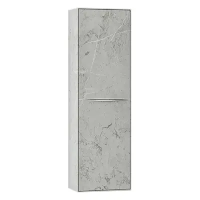 Dulap baie suspendat Orka Mono, macael, 40x138 cm