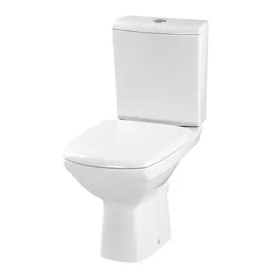 Set vas WC pe pardoseala cu rezervor Cersanit 543 Carina 020 + mecanism si capac duroplast K31-0