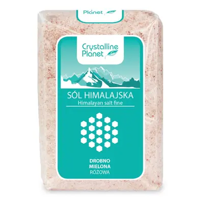 Sare roz de Himalaya fina, naturala, pentru gatit, Crystalline Planet, 600 g