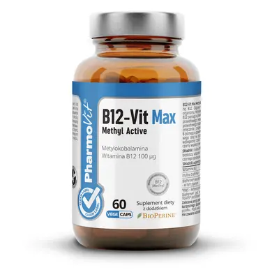 Vitamina B12 metilcobalamina, supliment alimentar, 60 capsule, Pharmovit