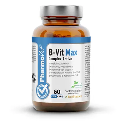 Vitamina B complex, capsule, energie, sistem nervos, Pharmovit, 60 buc