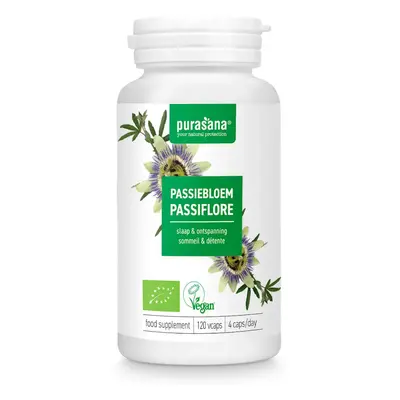 Supliment extract Passiflora, Bio, Purasana, 120 cps