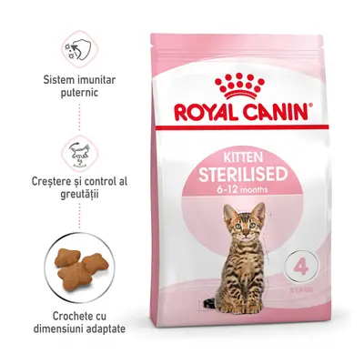 Royal Canin Kitten Sterilised hrana uscata pisica sterilizata junior, 2 kg