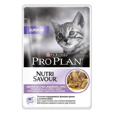 Hrana umeda pentru pisici Purina Pro Plan Kitten, Junior, Curcan, 85g