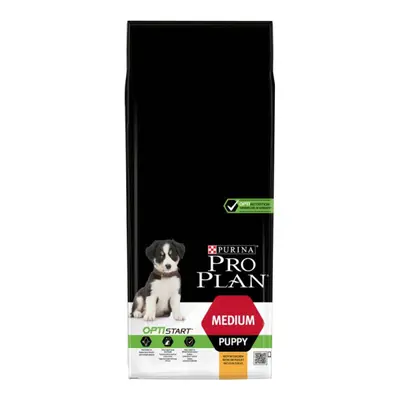 Hrana uscata pentru caini Purina Pro Plan Medium Puppy, Miel, Digestie sensibila, 12kg