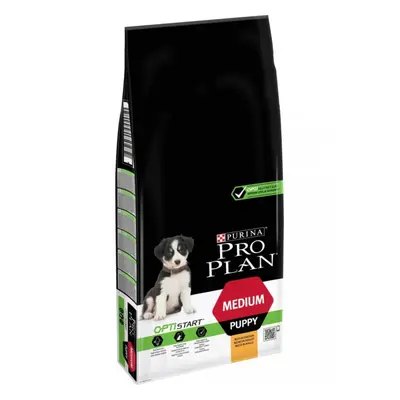 Hrana uscata pentru caini Purina Pro Plan Medium Puppy, Pui, 12kg