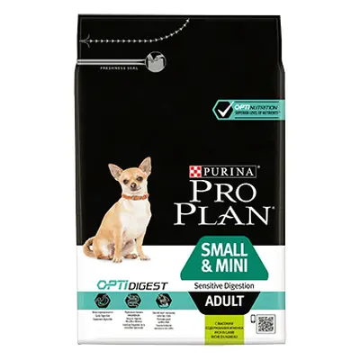 Hrana uscata pentru caini Purina Pro Plan Small Mini Adult, Miel, Digestie sensibila, 7kg