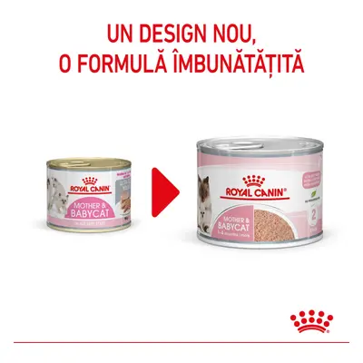 Royal Canin Mother BabyCat hrana umeda pisica, mama si puiul (textura spumoasa), 195 g