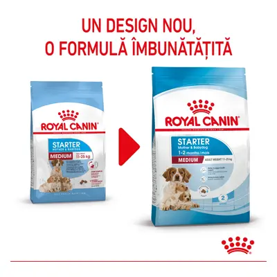 Royal Canin Medium Starter Mother Babydog, mama si puiul, hrana uscata caine, 4 kg