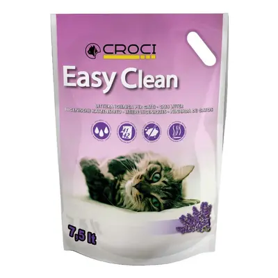 Asternut igienic pentru pisici Croci Easy Clean, Silicat, Lavanda, 7.5L