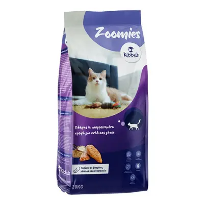 Hrana uscata pentru pisici Kibbus Zoomies, 20 kg