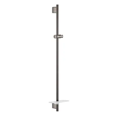 Bara de dus Grohe SmartActive 26603A00, aparenta, 900 mm, etajera, metal, lucios, Grafit