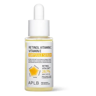 Ser cu Retinol, Vitamina C si Vitamina E APLB Ampoule Serum