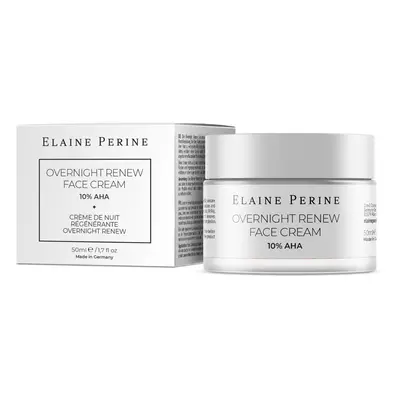 Elaine Perine Crema de noapte pentru fata cu 10% AHA, 50ml, Overnight Renew Face Cream 10% AHA