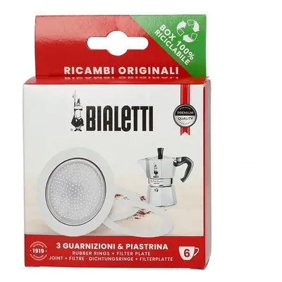 Etanșare aparat de cafea Bialetti din aluminiu cu cești