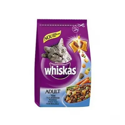 Whiskas Adult, hrana uscata pentru pisici, Ton si Ficat, 14 kg