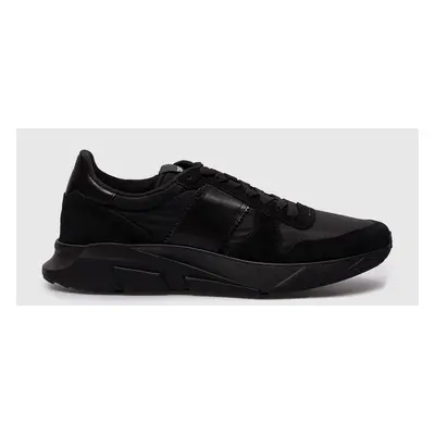 Black combination CAMBRIDGE sneakers with logo Tom Ford